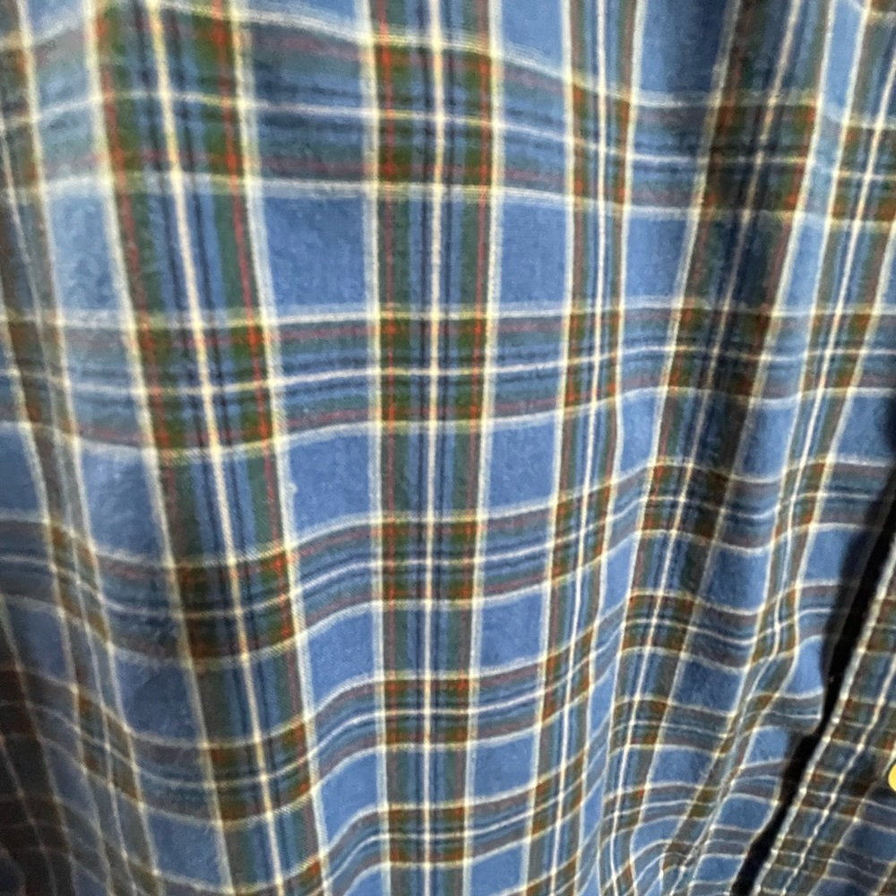Mens Large Chaps plaid long sleeve